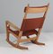 Hans J. Wegner zugeschriebener Schaukelsessel für Getama, 1970er 6