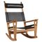 Rocking Lounge Chair attribué à Hans J. Wegner pour Getama, 1970s 1