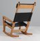 Hans J. Wegner zugeschriebener Schaukelsessel für Getama, 1970er 7