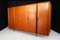 Large Mid-Century Wardrobe in Walnut, Birch and Brass by Silvio Cavatorta, Italy, 1958 3