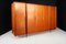 Large Mid-Century Wardrobe in Walnut, Birch and Brass by Silvio Cavatorta, Italy, 1958, Image 4