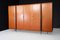 Large Mid-Century Wardrobe in Walnut, Birch and Brass by Silvio Cavatorta, Italy, 1958 5