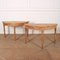 Tables Console Demi Lune en Bois Fruitier, Set de 2 1