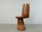Teak Hand Shaped Chair, 1970s 10