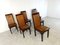 Mid-Century Bamboo High Back Dining Chairs with Table, 1960s, Set of 7 11