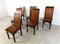 Mid-Century Bamboo High Back Dining Chairs with Table, 1960s, Set of 7 12