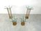 T18 Glass and Brass Side Tables by Peter Ghyczy, 1970, Set of 4, Image 2