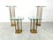 T18 Glass and Brass Side Tables by Peter Ghyczy, 1970, Set of 4, Image 4