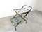 Vintage Italian Serving Trolley by Cesare Lacca, 1950s, Image 6