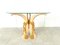 Vintage Faux Tusk Console Table, 1980s 4