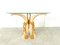Vintage Faux Tusk Console Table, 1980s, Image 4