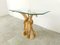 Vintage Faux Tusk Console Table, 1980s 6