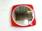Vintage Space Age Mirror in Red, 1970s 7