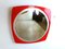 Vintage Space Age Mirror in Red, 1970s, Image 4