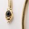 18k Yellow Gold Tubogas Link Snake Necklace with Sapphire and Rubies, 1970s 9