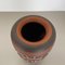 Jarrones Zig Zag Fat Lava de cerámica de Ilkra Ceramics, años 50, Imagen 11