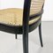 Antique Italian Black Painted Wooden Chairs with Vienna Straw by Michael Thonet, 1900s, Set of 8, Image 11