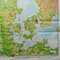 Vintage Mural Map or Wall Chart of North Atlantic, 1970s, Image 5