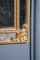 Espejo con cuentas de hoja de oro de madera y resina, belga, años 80, Imagen 2