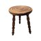 Tripod Stool in Oak 1