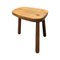 Brutalist Stool in the style of Charlotte Perriand, Image 1