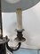 Lámpara de mesa Bouillote de bronce plateado, Imagen 3