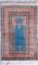 Vintage Pastel Coloured Hand Woven Rug 1