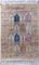 Vintage Kashmir Hand Knotted Silk Rug 1