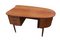 Danish Kidney-Shaped Desk in Teak, 1950s 4