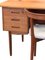 Danish Kidney-Shaped Desk in Teak, 1950s 5