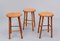 Beech Stools by Charlotte Perriand, the Netherlands, 1955, Set of 3, Image 1