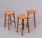Beech Stools by Charlotte Perriand, the Netherlands, 1955, Set of 3 7