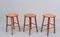 Beech Stools by Charlotte Perriand, the Netherlands, 1955, Set of 3 3