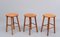 Beech Stools by Charlotte Perriand, the Netherlands, 1955, Set of 3, Image 3
