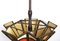 Art Deco Amsterdamse School Stained Glass Hanging Light, 1980s, Image 7