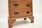 Vintage Burr Walnut Chest of Drawers, 1950s, Image 10