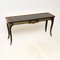 Vintage French Style Lacquered Chinoiserie Console Table, 1970s, Image 2