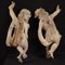 Italian Artist, Cherub Sculptures, 1740, Wood, Set of 2, Image 12