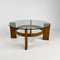 Table Basse Vintage en Chêne et Verre Épais, 1960s 1