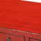 Rot lackiertes Vintage Sideboard 3