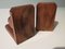 Early 20th Century Bookends Handmade in Oak, Set of 2 5