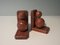Early 20th Century Bookends Handmade in Oak, Set of 2 1