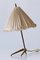 Lámpara de mesa en forma de cuervo austriaca Mid-Century moderna de latón de JT Kalmar, años 50, Imagen 6