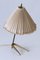 Mid-Century Modern Austrian Brass Crowfoot Table Lamp by J.T. Kalmar, 1950s 12