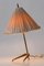Lámpara de mesa en forma de cuervo austriaca Mid-Century moderna de latón de JT Kalmar, años 50, Imagen 7