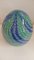 Egg-Shaped Sculpture in Blue-Green Banded Glass by Archimede Seguso, Murano, Italy, 1970s, Image 3