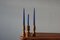 Scandinavian Wooden Candleholders, Set of 3 3