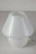 Vintage Pilz Tischlampe aus Muranoglas 5