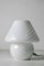Vintage Murano Glass Swirl Mushroom Table Lamp 1