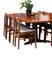 Expandable Dining Table in Rosewood, Gudme, Denmark, 1960s, Set of 3 14